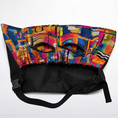 Neon Electric Graffiti Mayhem Garden Harvest Bag