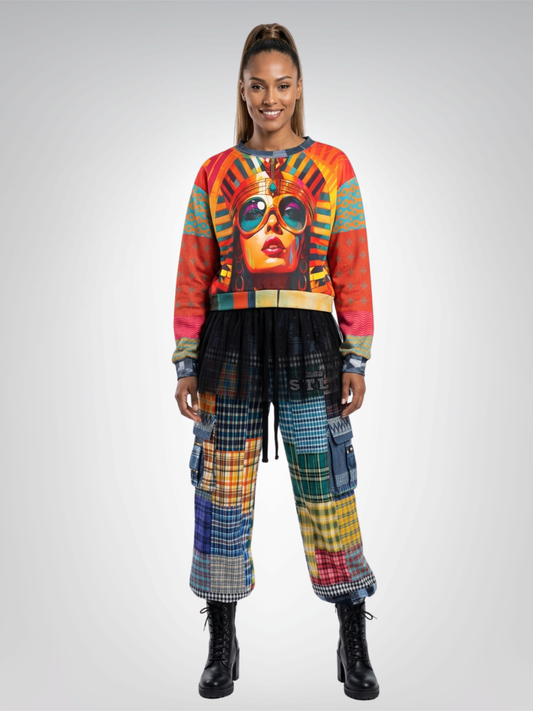 New Age Cleopatra Cropped Sweatshirt (Gold Label)