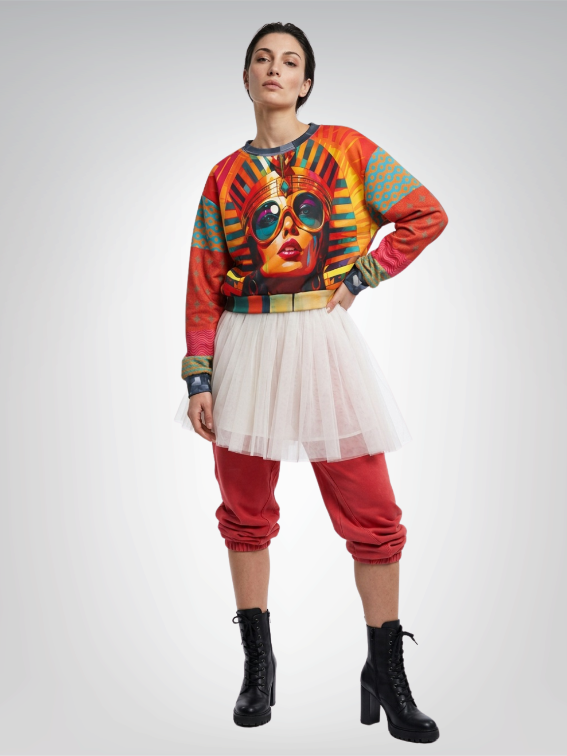 New Age Cleopatra Cropped Sweatshirt (Gold Label)