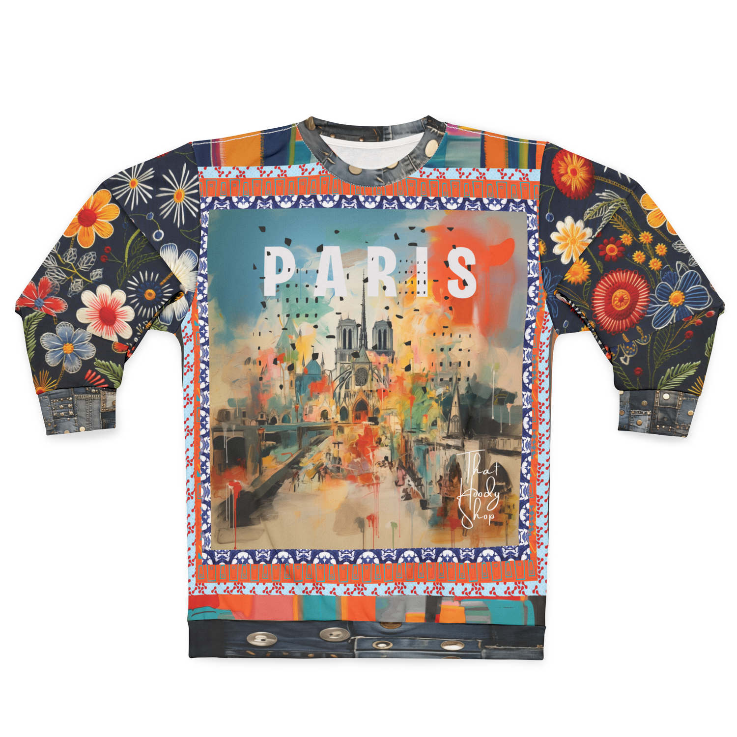 Lost at Notre Dame in Paris Unisex Sweatshirt (Gold Label)
