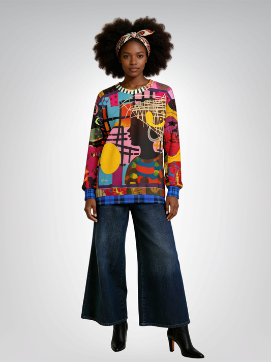 On My Way to the Market - Straight Outta Africa Collection - Unisex Sweatshirt (Gold Label)