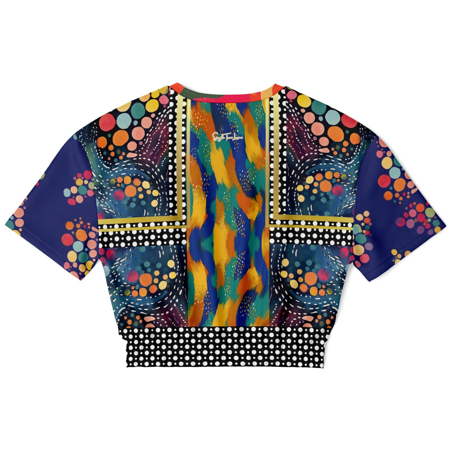 One Koi Two Koi Constellation Eco-Poly Short Sleeve Cropped Pullover