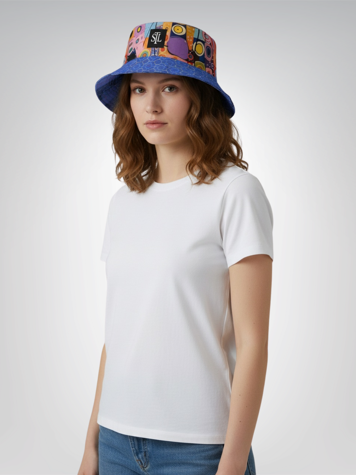 Open Window in Provence Reversible Bucket Hat