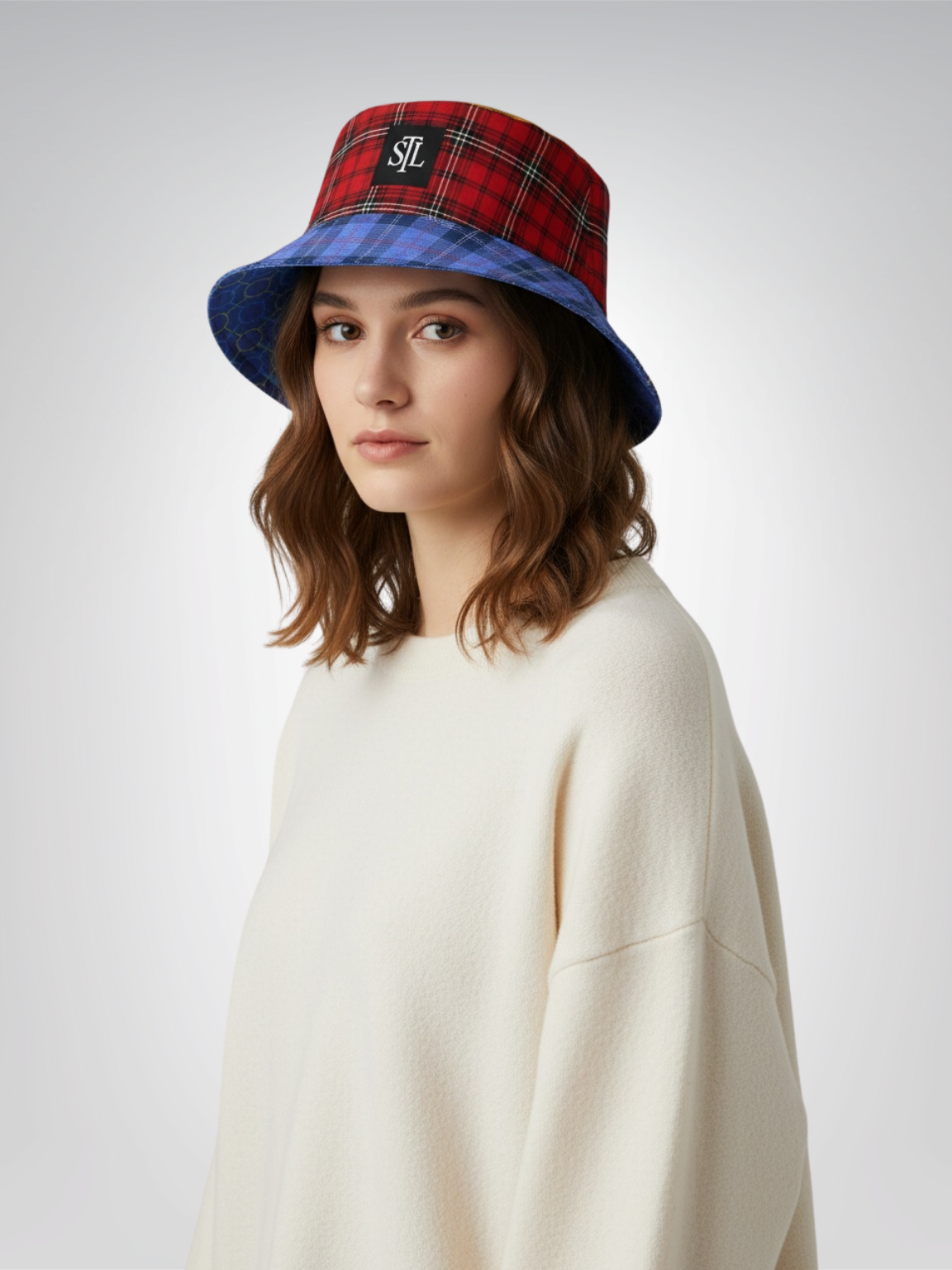 Open Window in Provence Reversible Bucket Hat