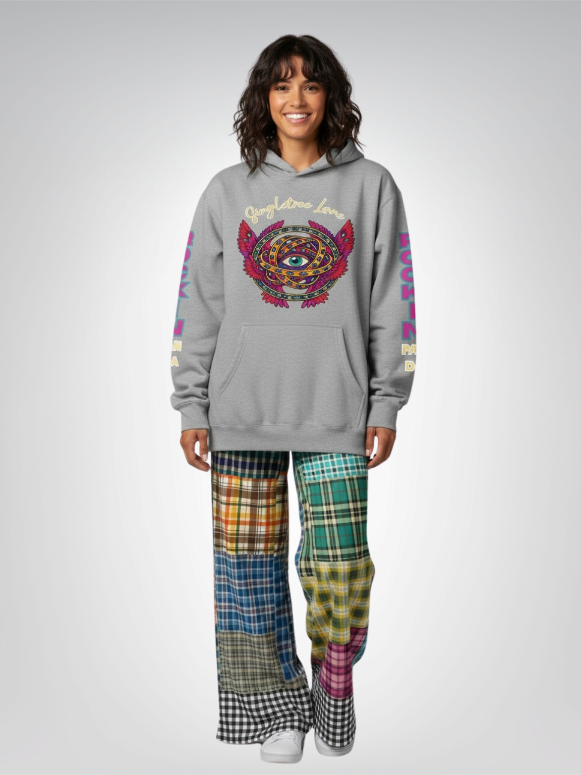 Ophanim - Send Me An Angel Pop Art Angel Heavyweight 3-End Fleece Unisex Hoodie