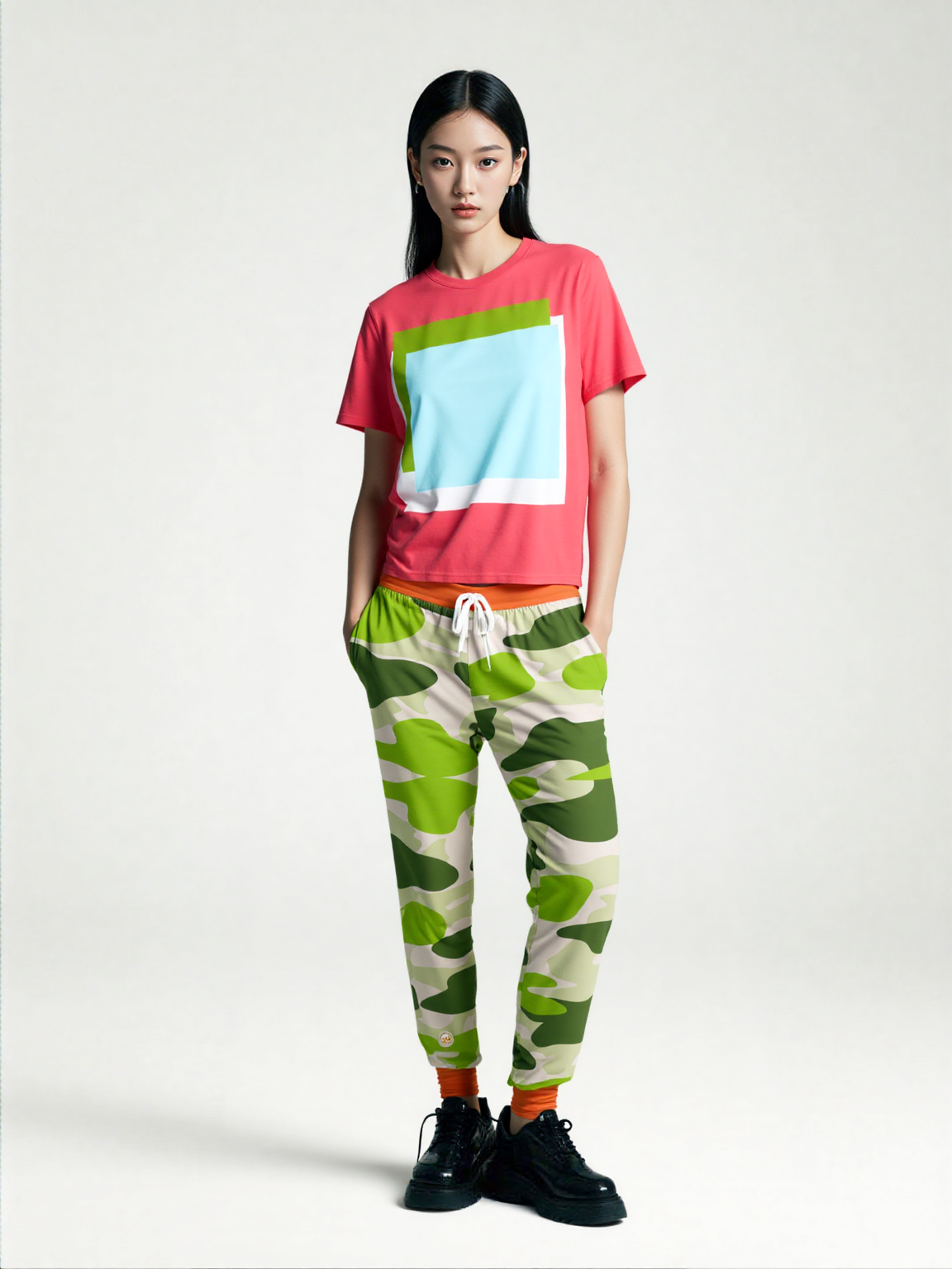 Green Hills Camo Eco-Poly Unisex Joggers