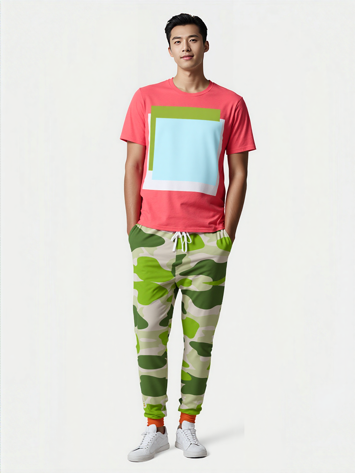 Green Hills Camo Eco-Poly Unisex Joggers