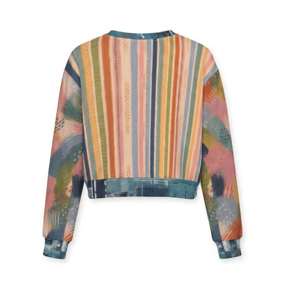 Painted Daybreak Sunset Strip Cropped Sweatshirt (Gold Label)