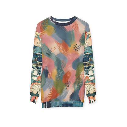 Painted Daybreak Abstract Stripe Unisex Sweatshirt (Gold Label)