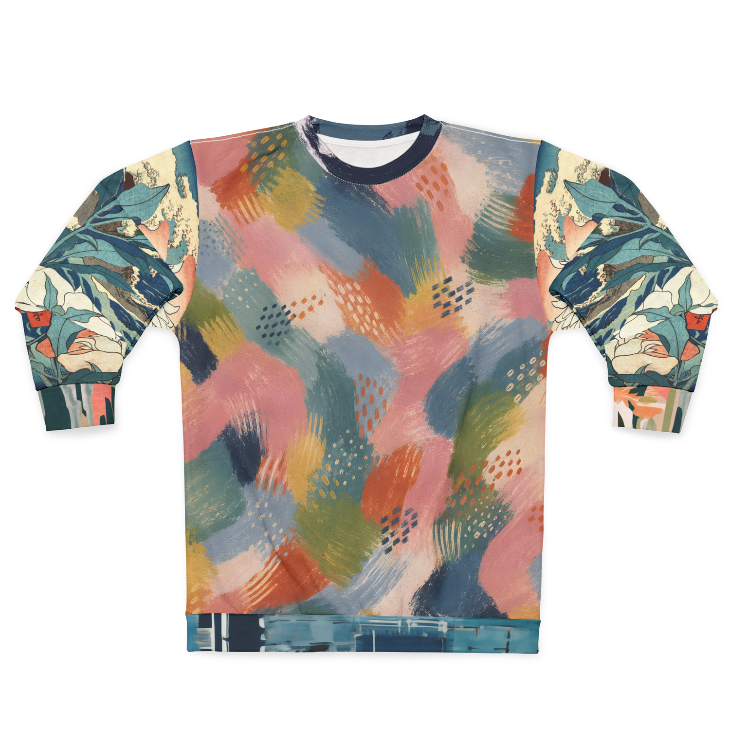 Painted Daybreak Abstract Stripe Unisex Sweatshirt (Gold Label)