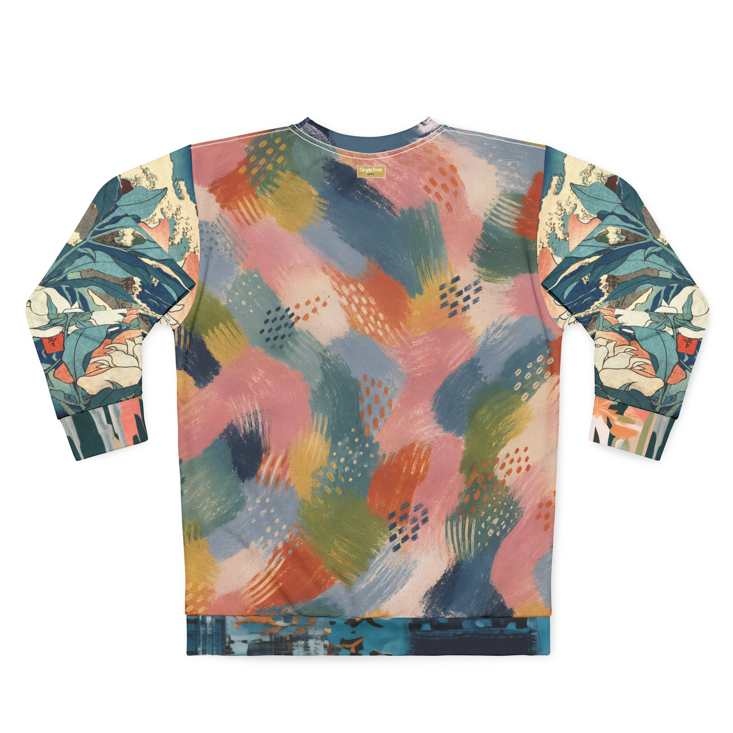 Painted Daybreak Abstract Stripe Unisex Sweatshirt (Gold Label)