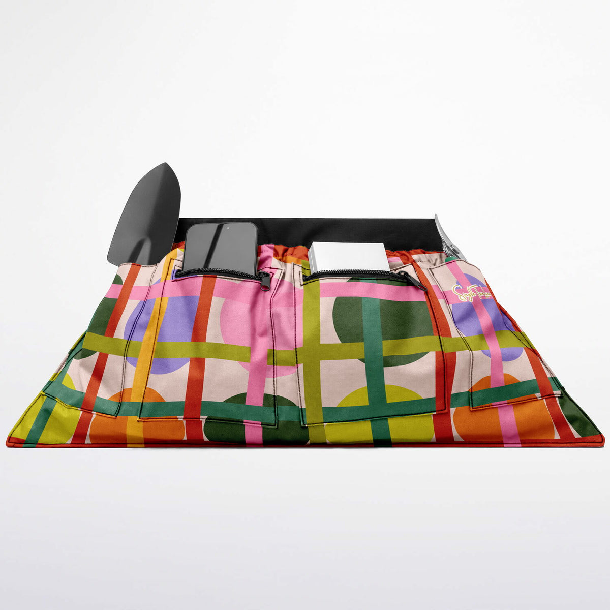Palm Springs Groovy Gridlock Garden Harvest Bag