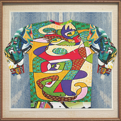 Picasso Kitty Graffiti Art Unisex Sweatshirt (Gold Label)