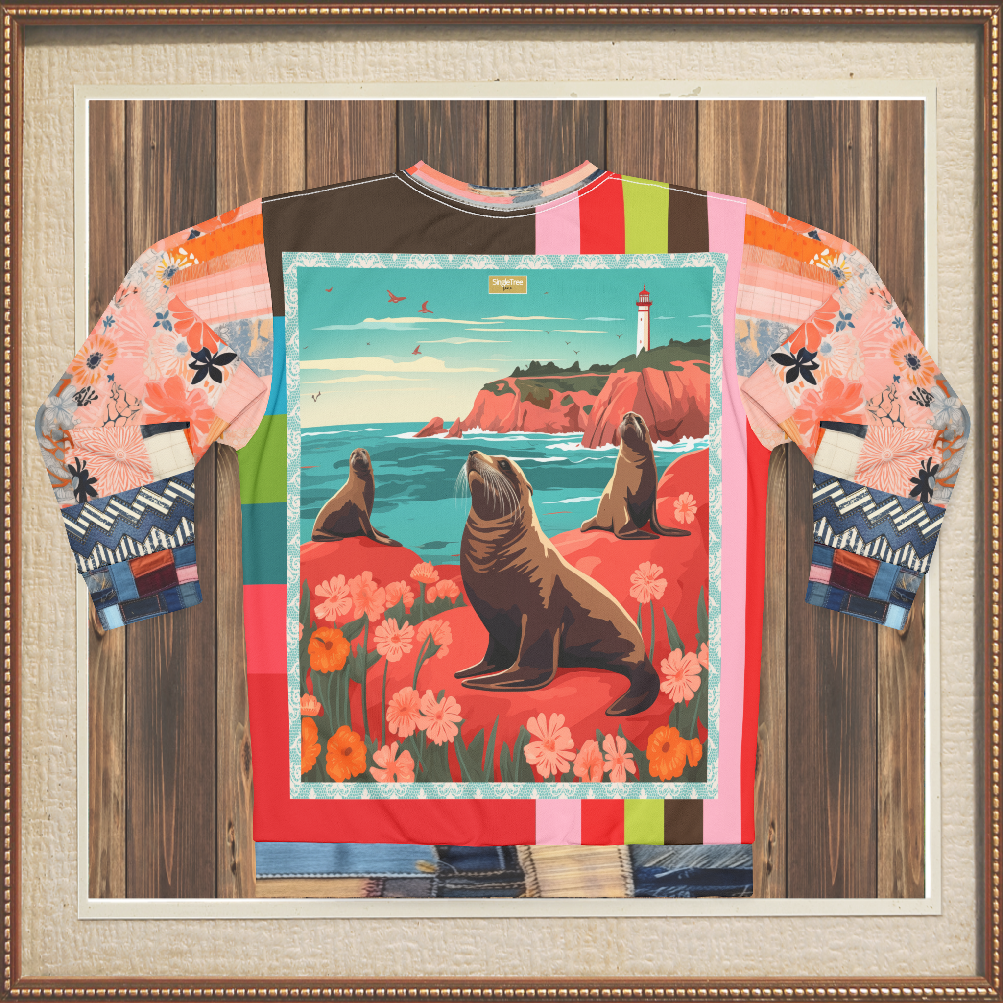 I Love You California - Pigeon Point Sea Lions Unisex Sweatshirt (Gold Label)