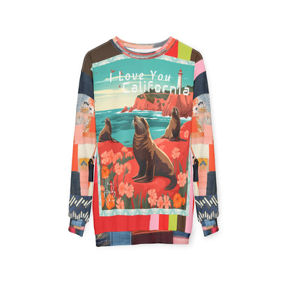 I Love You California - Pigeon Point Sea Lions Unisex Sweatshirt (Gold Label)