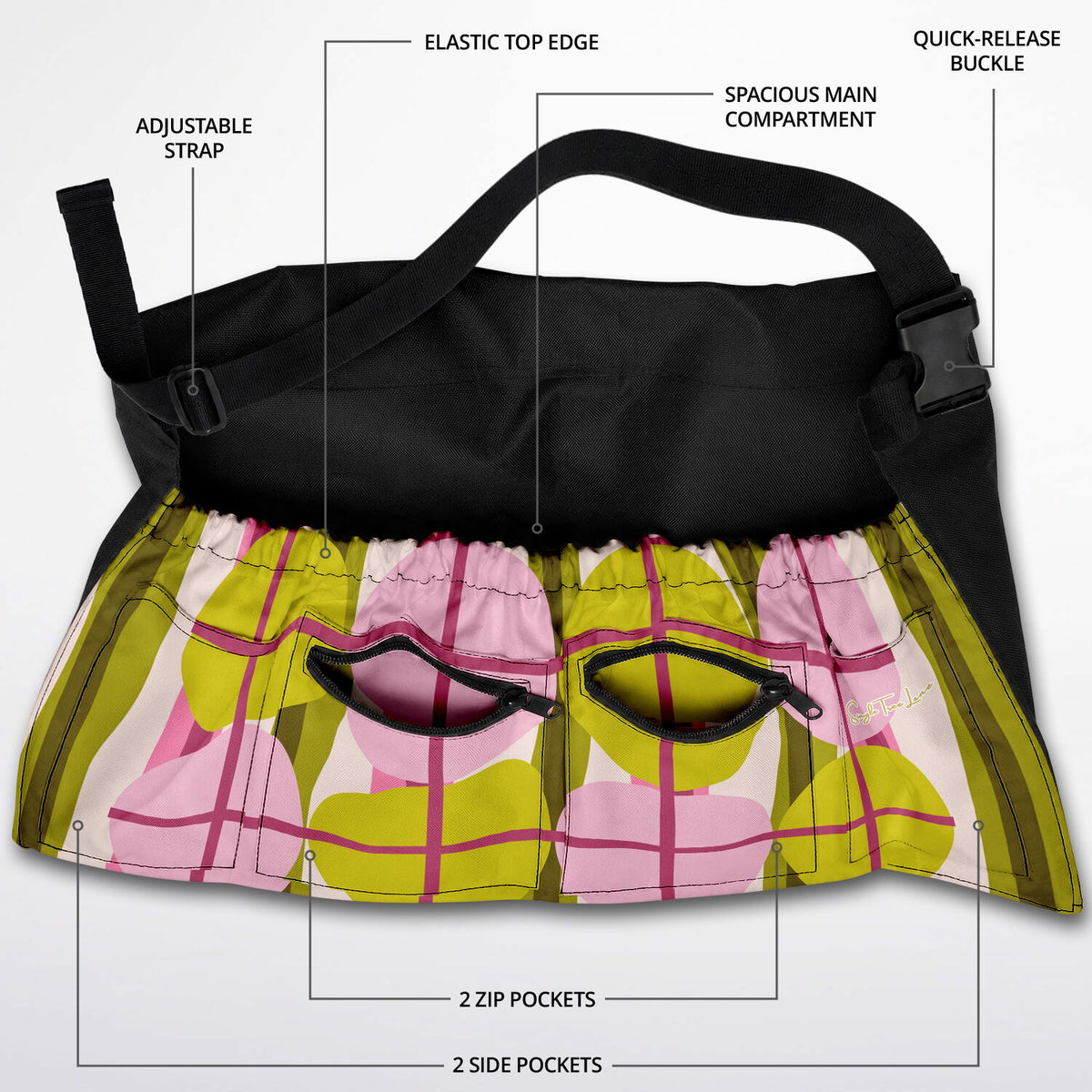 Pink Lemonade Pop in Cotton Candy Garden Harvest Bag