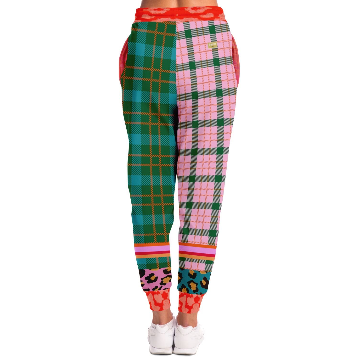 Pink Passion Haberdashery Plaid Duo Eco-Poly Joggers