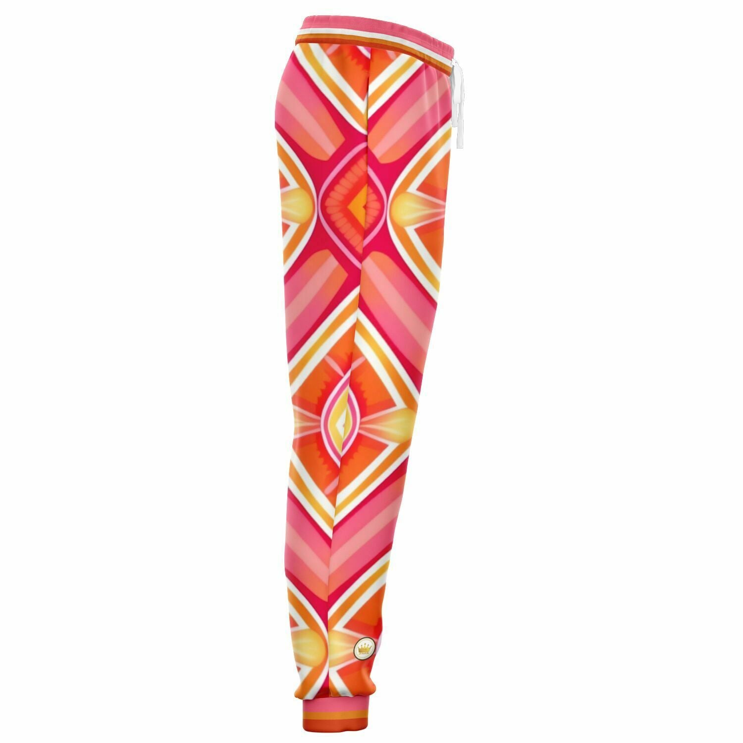 Pink Starburst Geo Eco-Poly Unisex Joggers