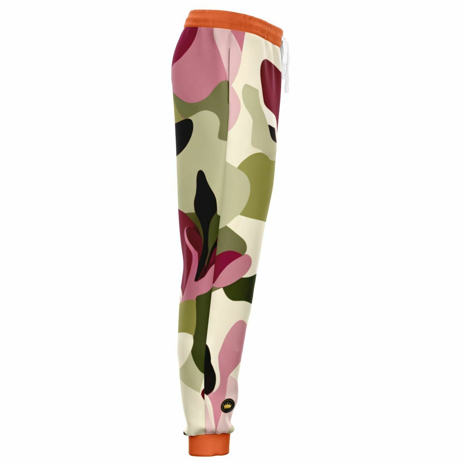 Pink Tulip Abstract Camo Eco-Poly Unisex Joggers
