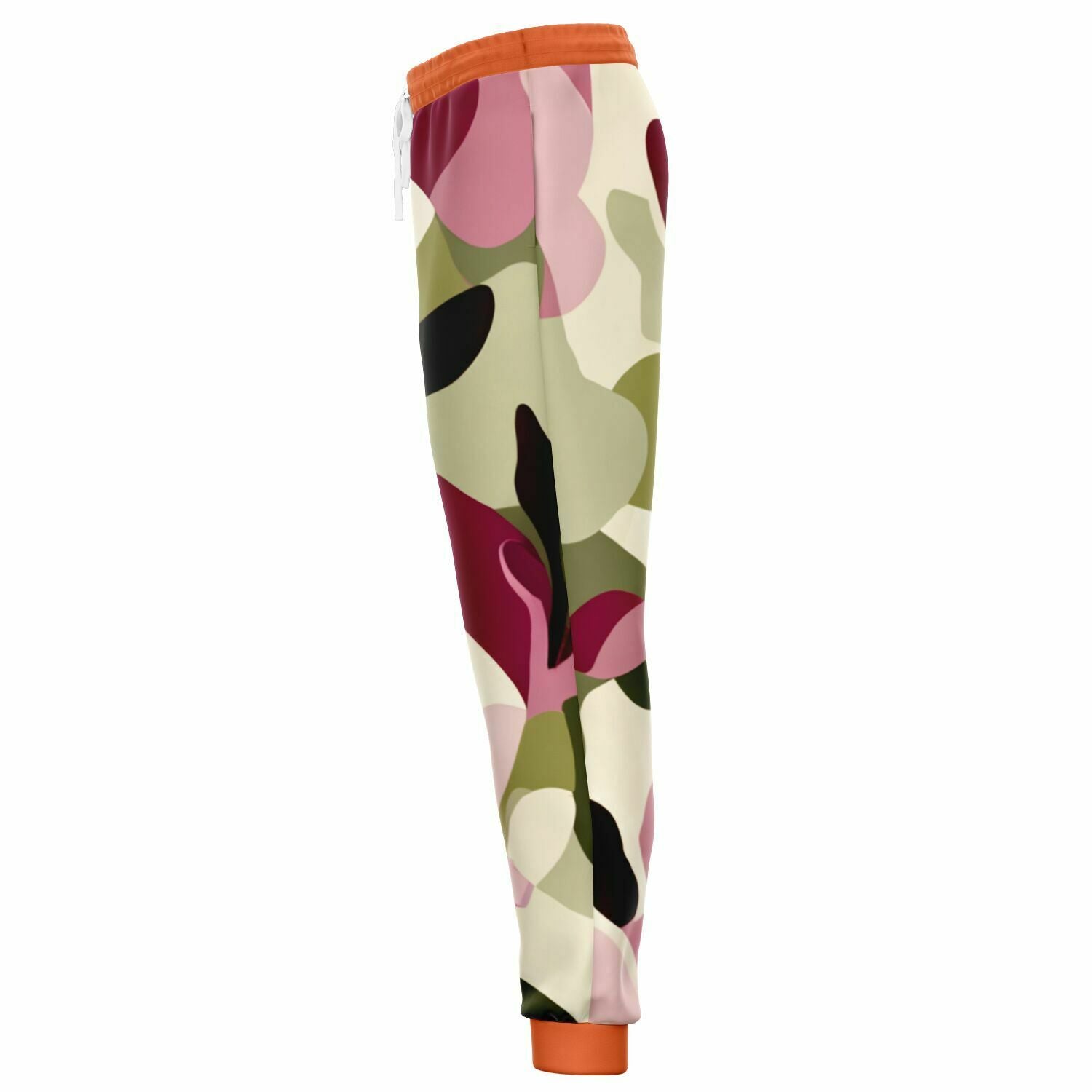 Pink Tulip Abstract Camo Eco-Poly Unisex Joggers