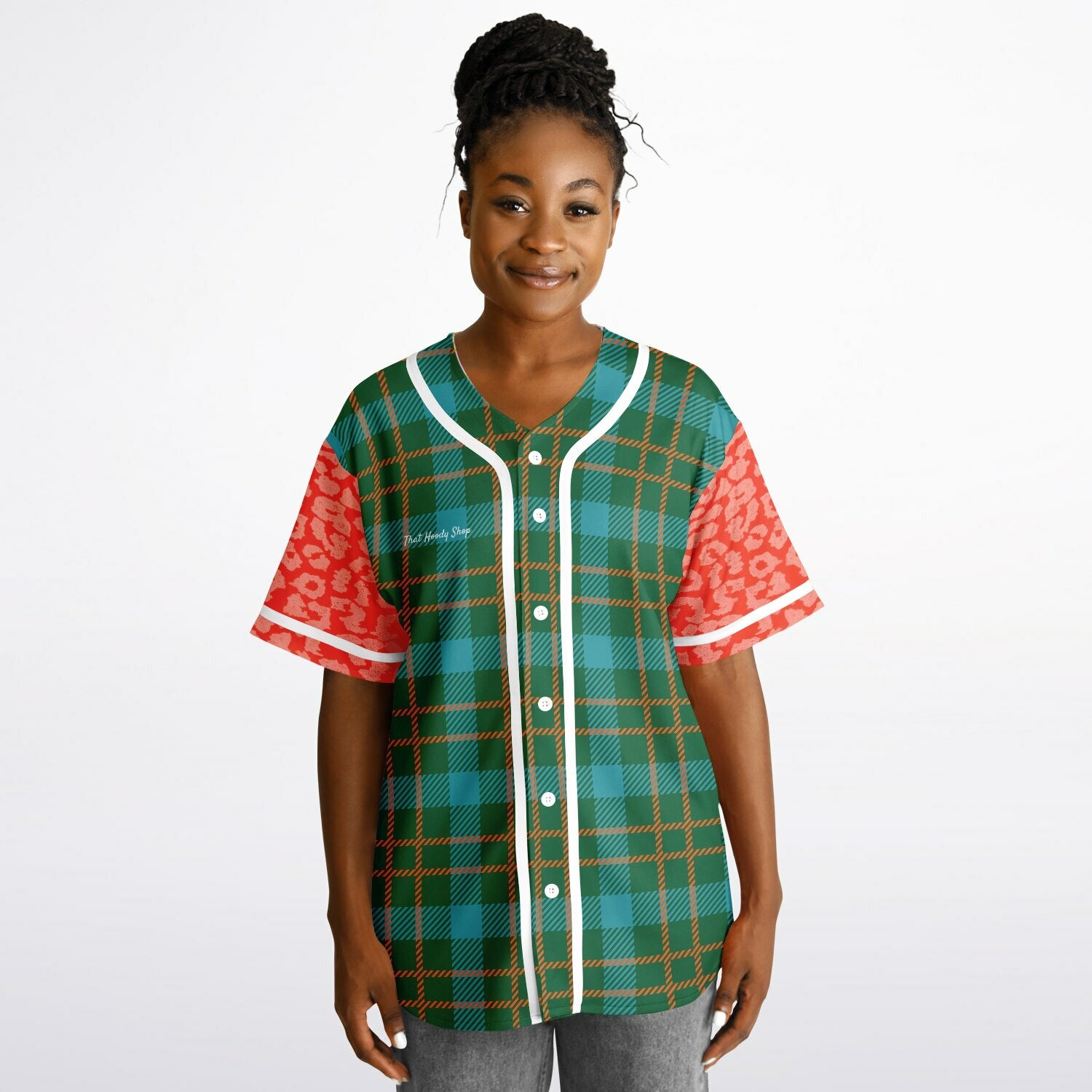 Pink Zen Blossom Chrysanthemum Short Sleeve Eco-Poly Reversible Baseball Jersey