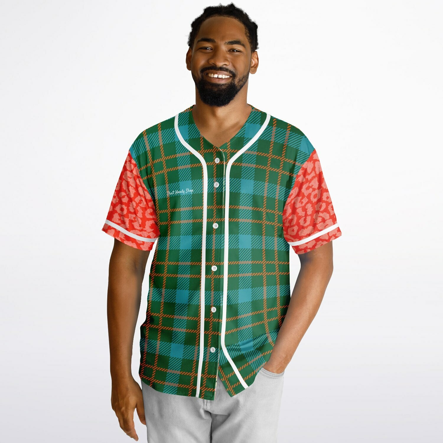 Pink Zen Blossom Chrysanthemum Short Sleeve Eco-Poly Reversible Baseball Jersey