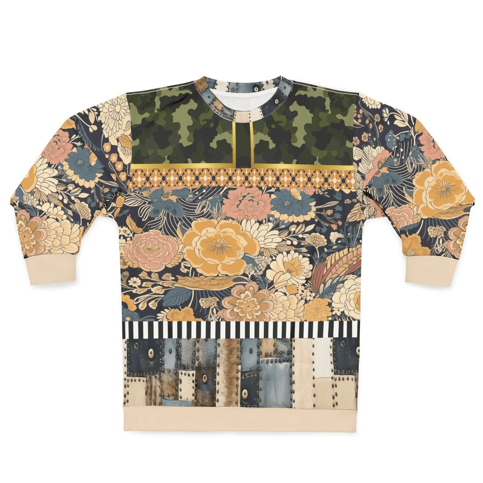 Playing Jax in Marigold Floral Unisex Sweatshirt (Gold Label)