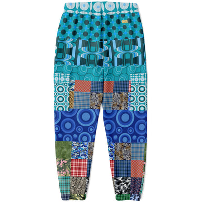 Popstar in Patchwork Fantasy Eco-Poly Cargo Joggers