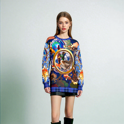 Portal to Other Worlds Art Nouveau Unisex Sweatshirt (Gold Label)