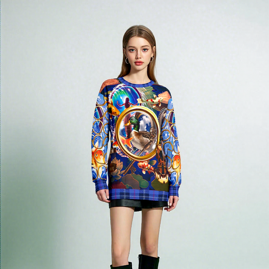 Portal to Other Worlds Art Nouveau Unisex Sweatshirt (Gold Label)