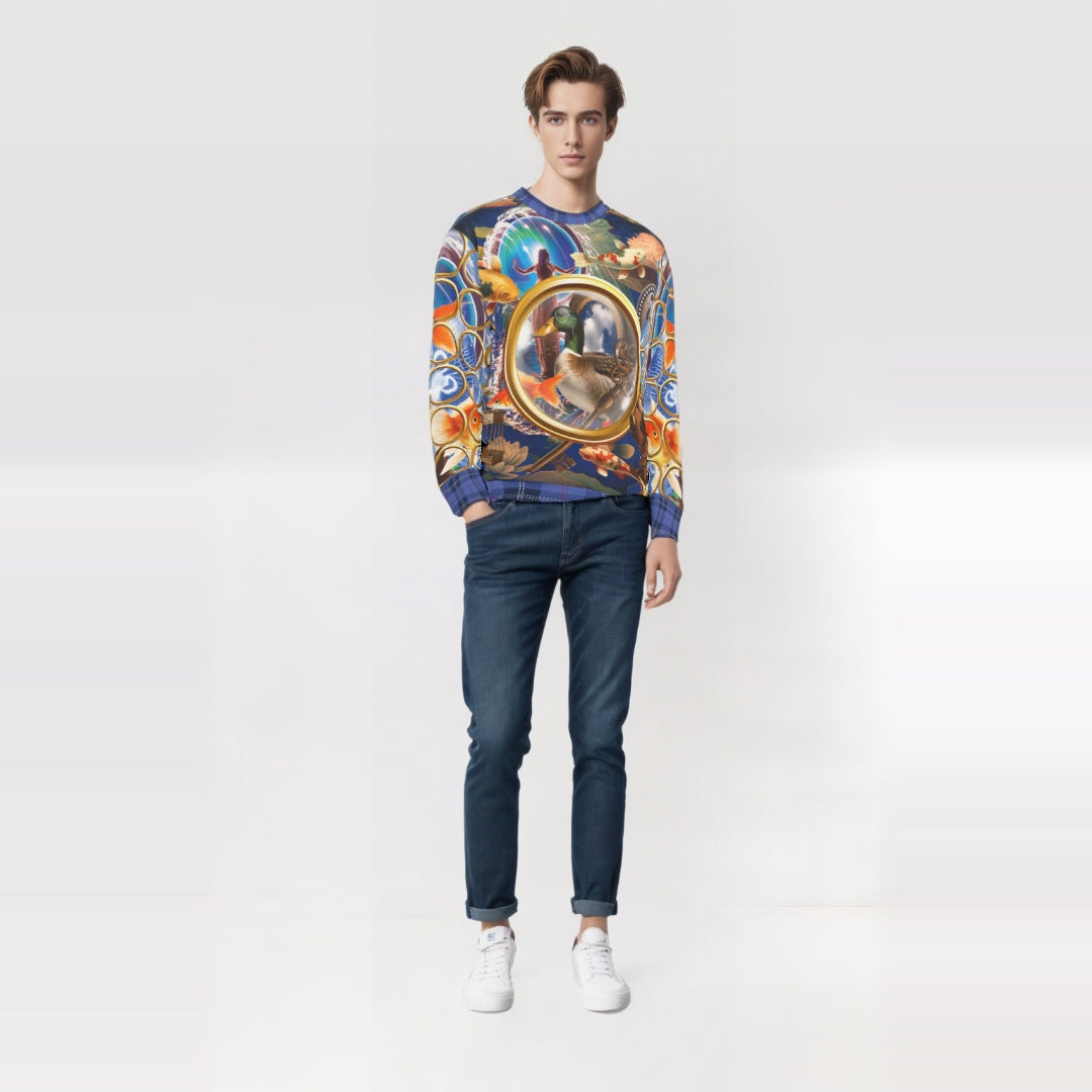 Portal to Other Worlds Art Nouveau Unisex Sweatshirt (Gold Label)