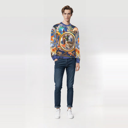 Portal to Other Worlds Art Nouveau Unisex Sweatshirt (Gold Label)