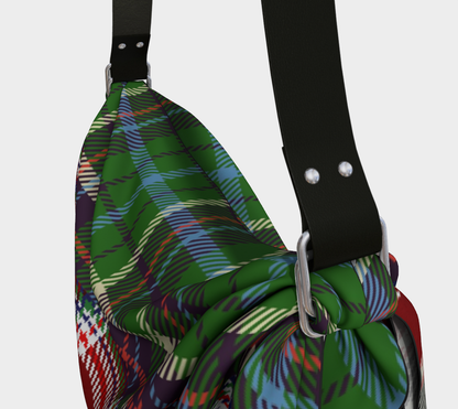 Crazy About Tartan Plaid Hobo Scarf Bag