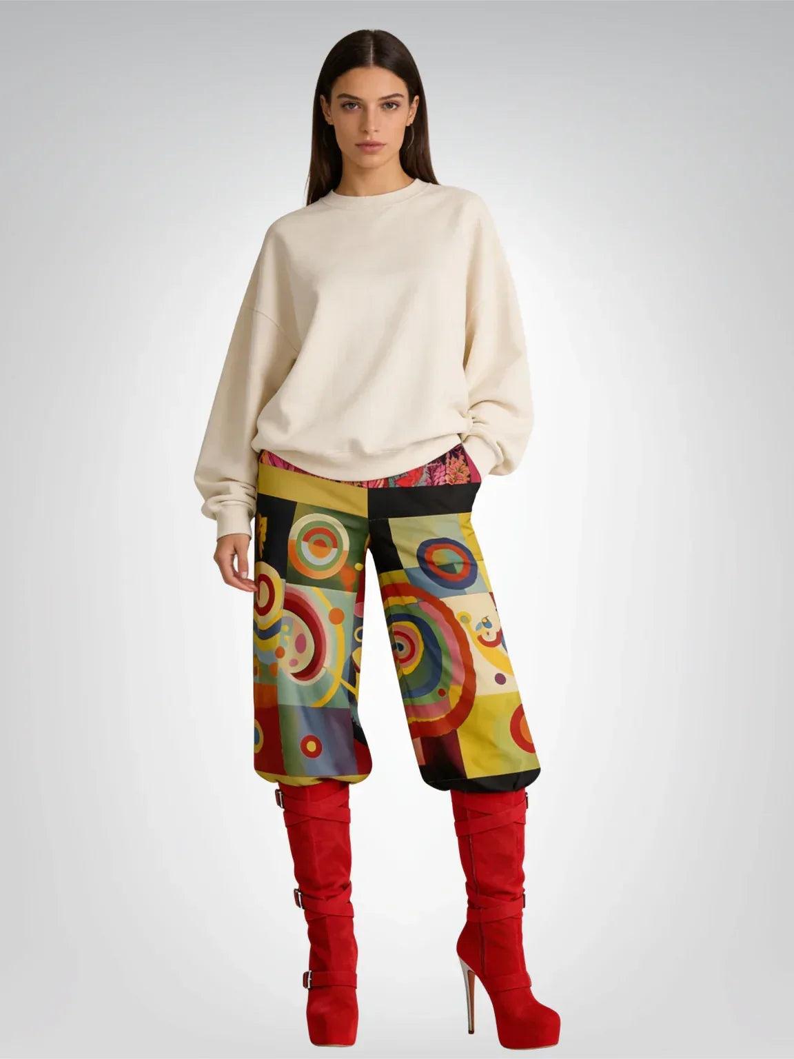 The Projection of Mary Magdalene Eco-Poly Wide Leg Pants | SingleTree ...