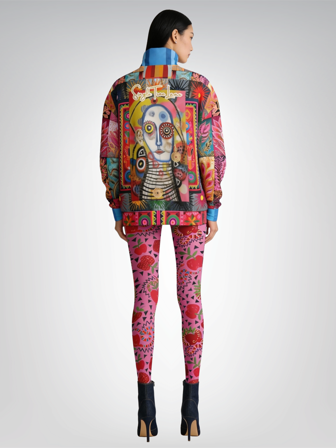 The Projection of Mary Magdalene Heavyweight Oversized Quarter Zip Sweatshirt