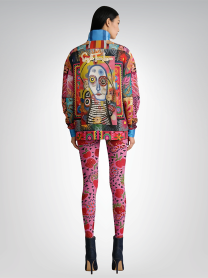 The Projection of Mary Magdalene Heavyweight Oversized Quarter Zip Sweatshirt