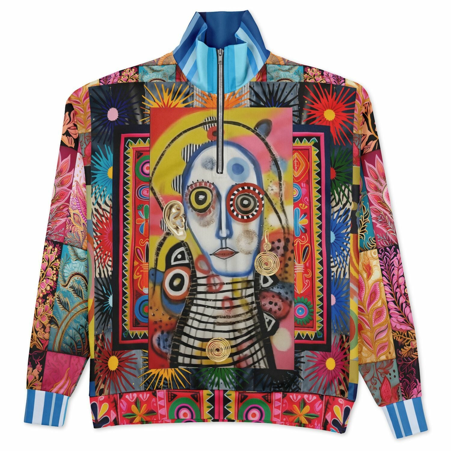 The Projection of Mary Magdalene Heavyweight Oversized Quarter Zip Sweatshirt