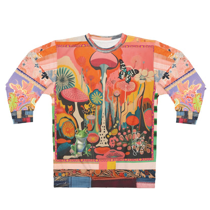 Psychedelic Dreams Abstract Art Unisex Sweatshirt (Gold Label)