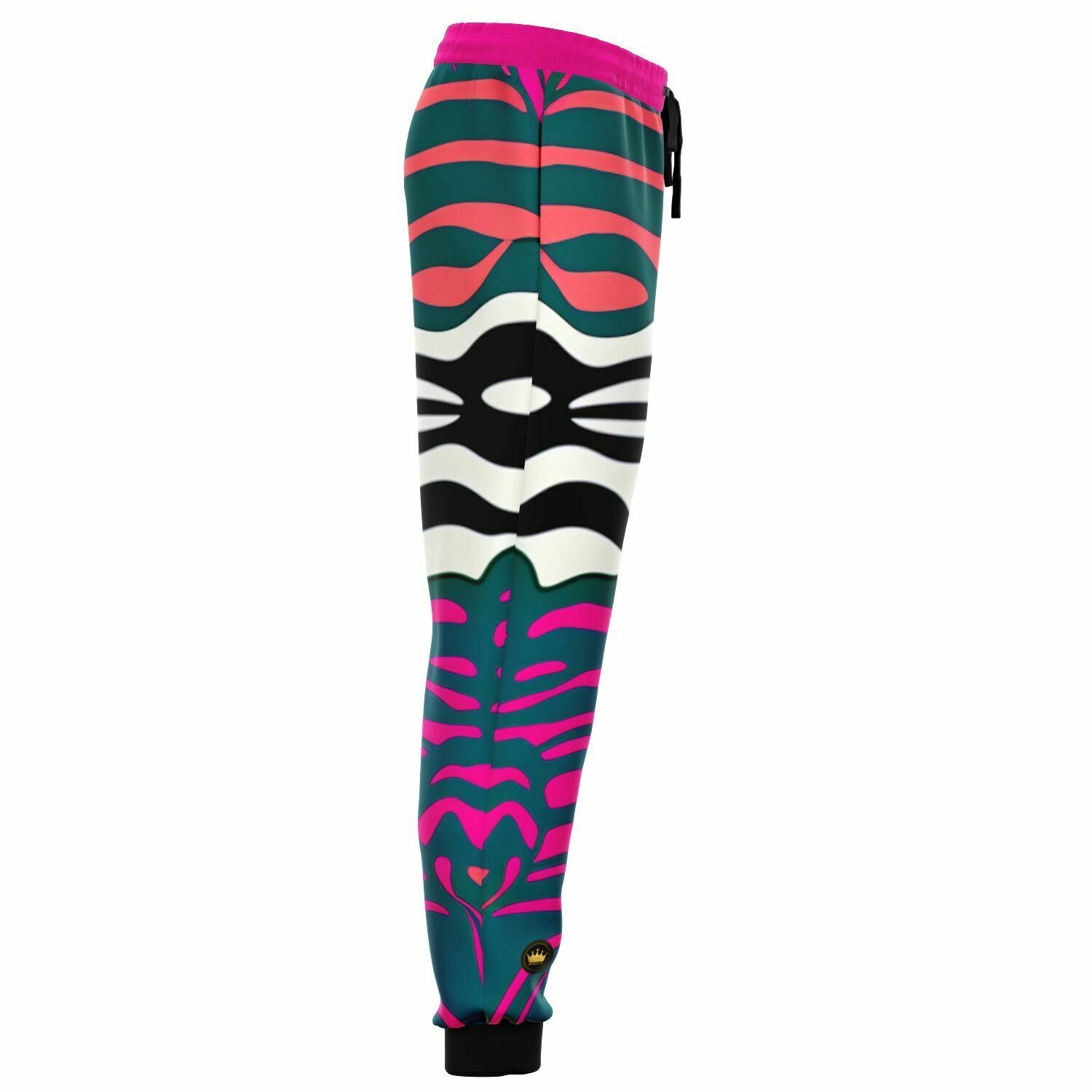 Psychedelic Peach Zebra Eco-Poly Camo Unisex Joggers