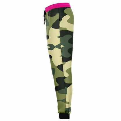 Psychedelic Peach Zebra Eco-Poly Camo Unisex Joggers