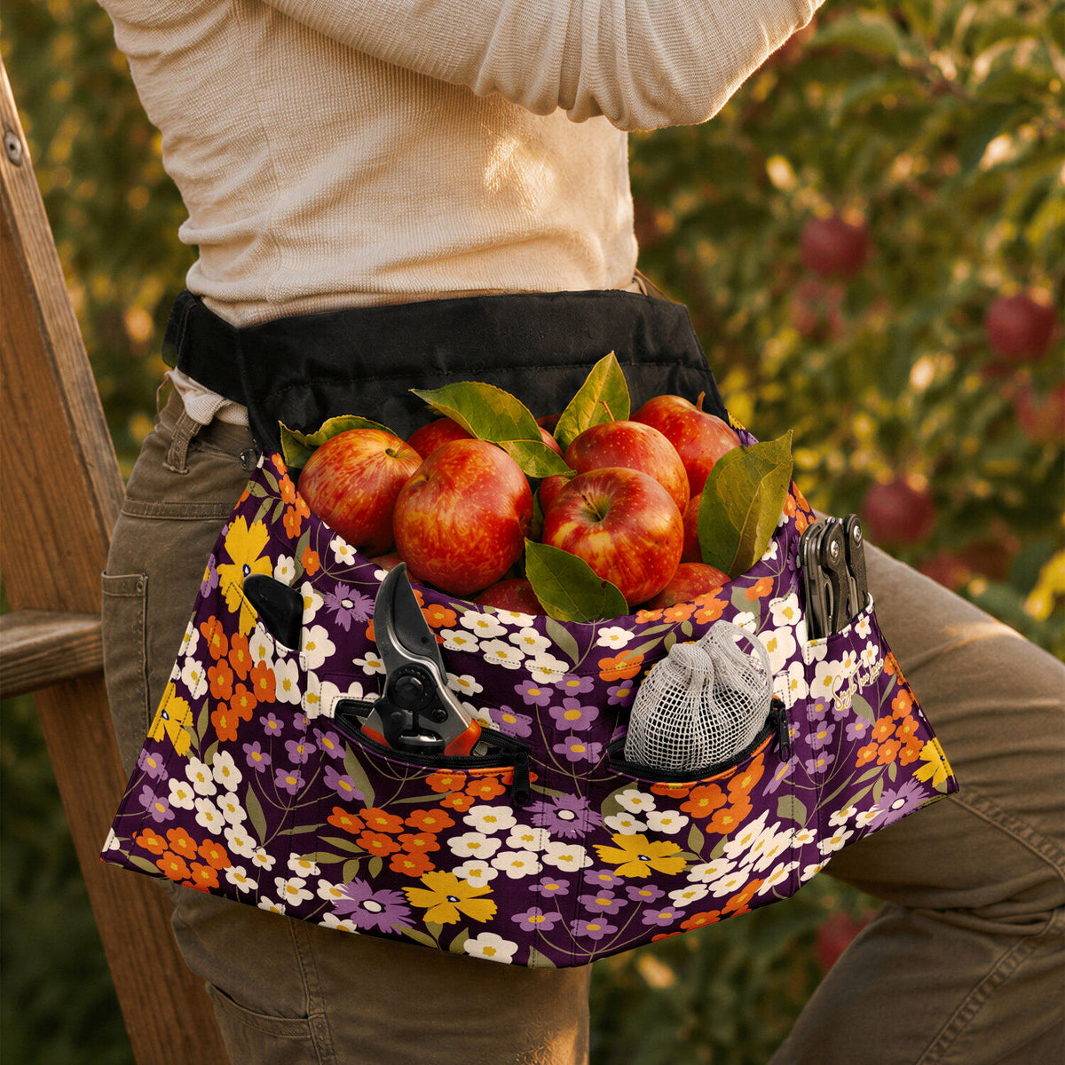 Purple Haze Petal Delight Garden Harvest Bag