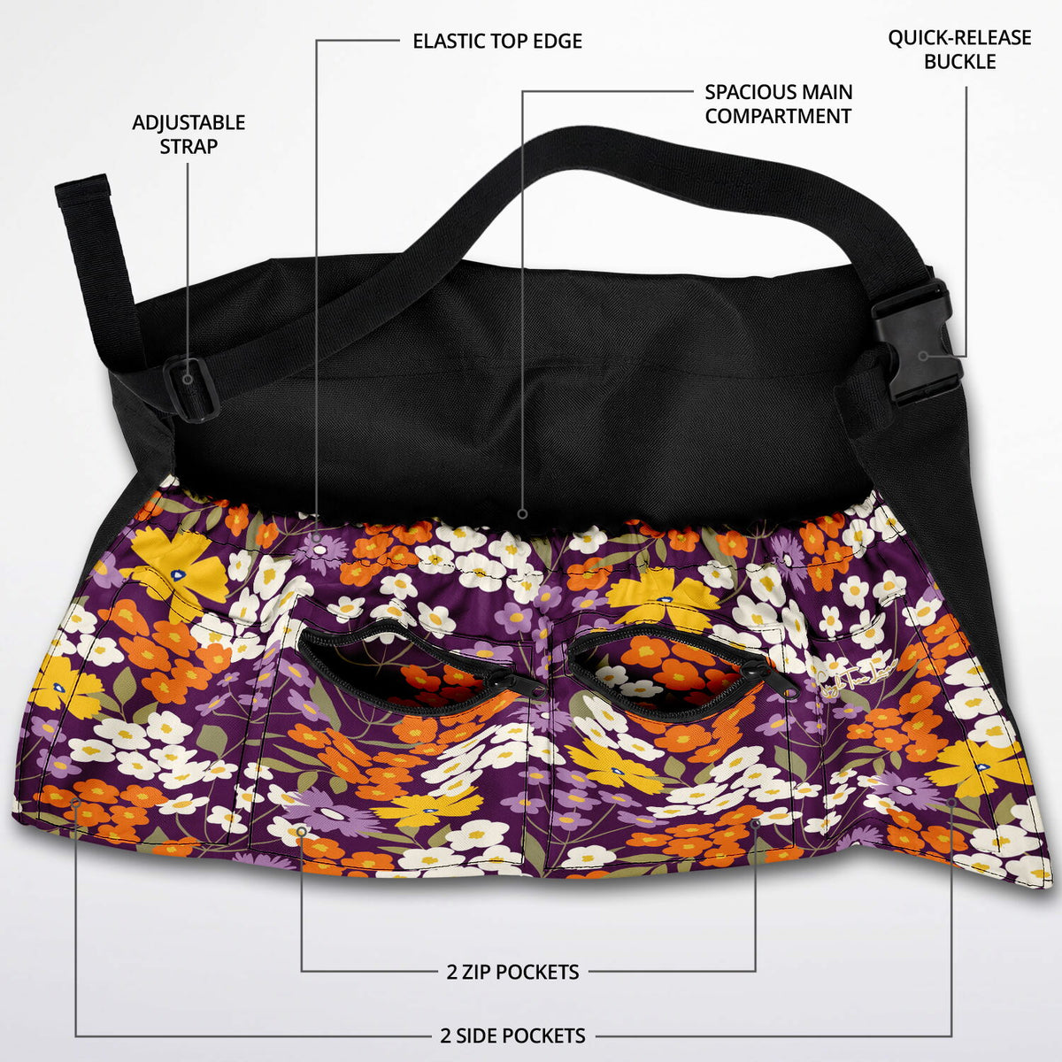 Purple Haze Petal Delight Garden Harvest Bag