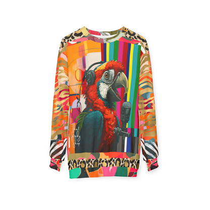 Radio Free Macaw in Technicolor Unisex Sweatshirt (Gold Label)
