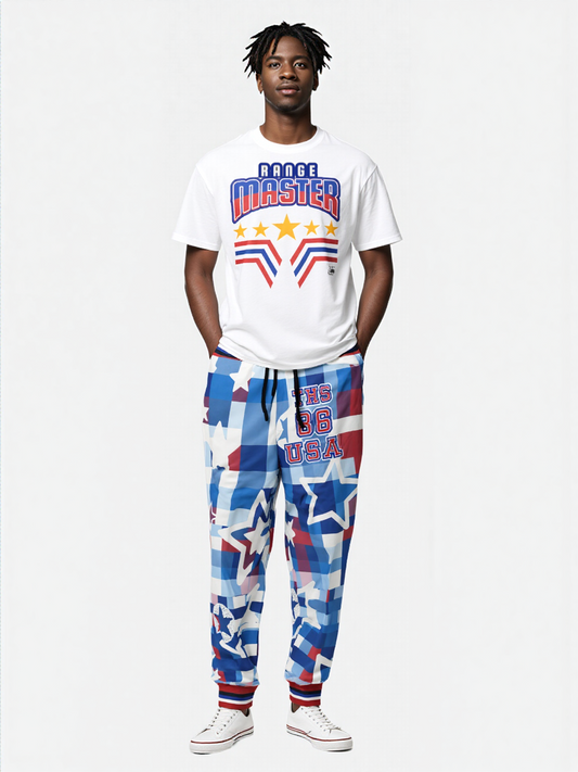 Independence Day Starstruck 86 USA Eco-Poly Unisex Joggers