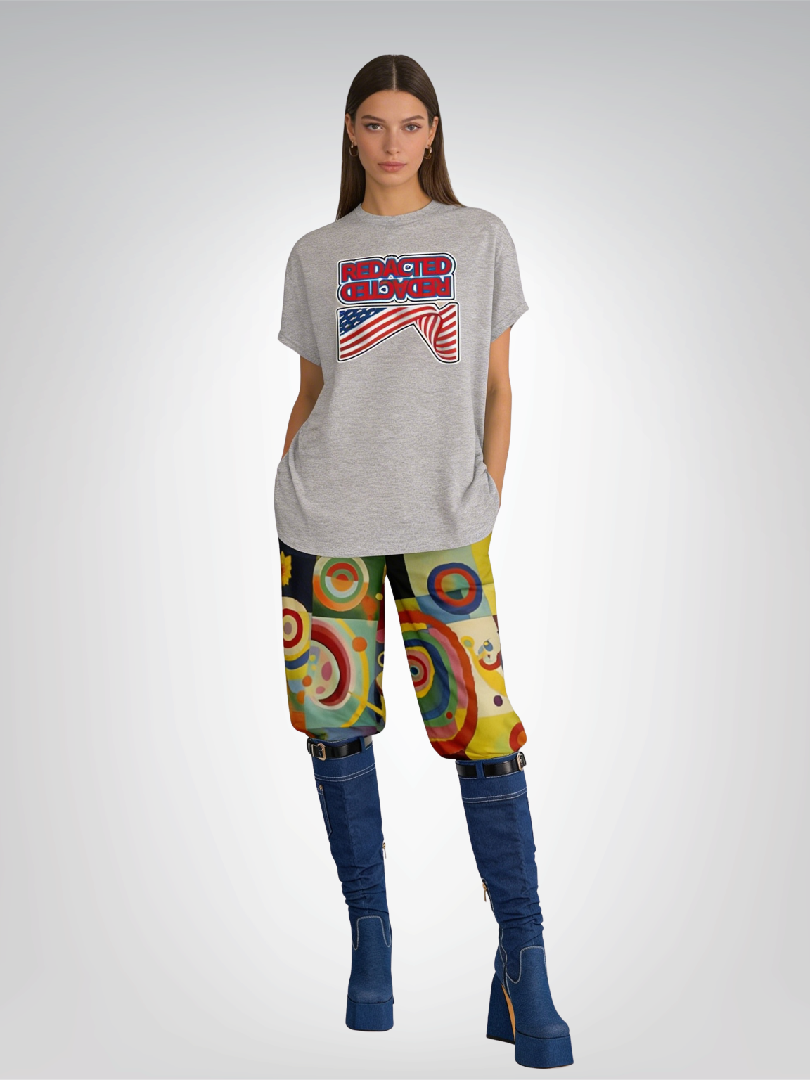 REDACTED - Double Speak Heavyweight Unisex Tee