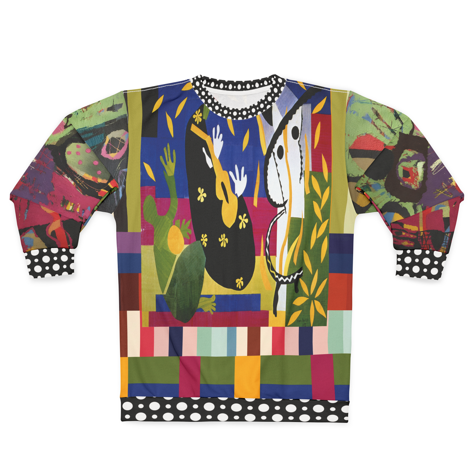 Reminiscent of a Life Colorblock Unisex Sweatshirt (Gold Label)
