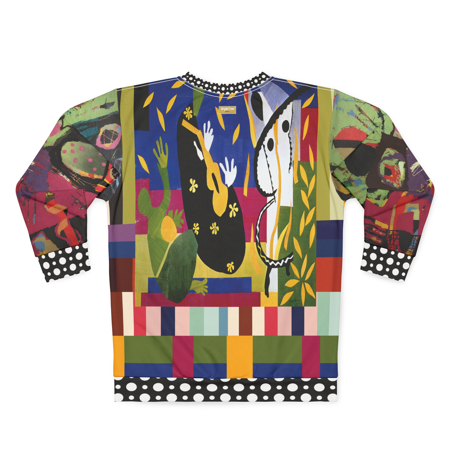 Reminiscent of a Life Colorblock Unisex Sweatshirt (Gold Label)