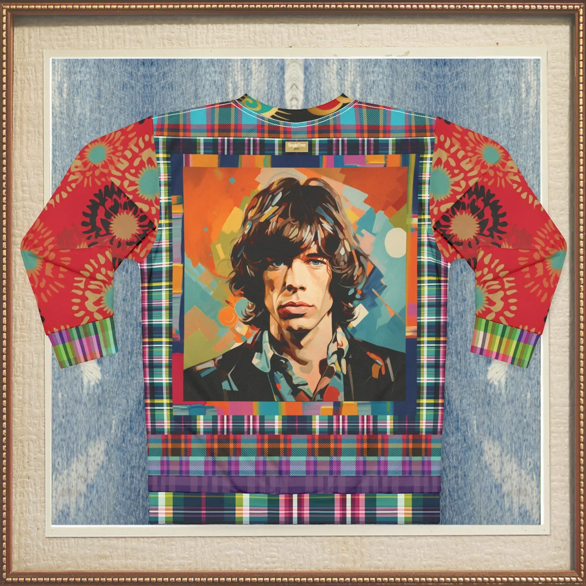 Rockstar of the Ages Pop Art Unisex Sweatshirt (Gold Label)