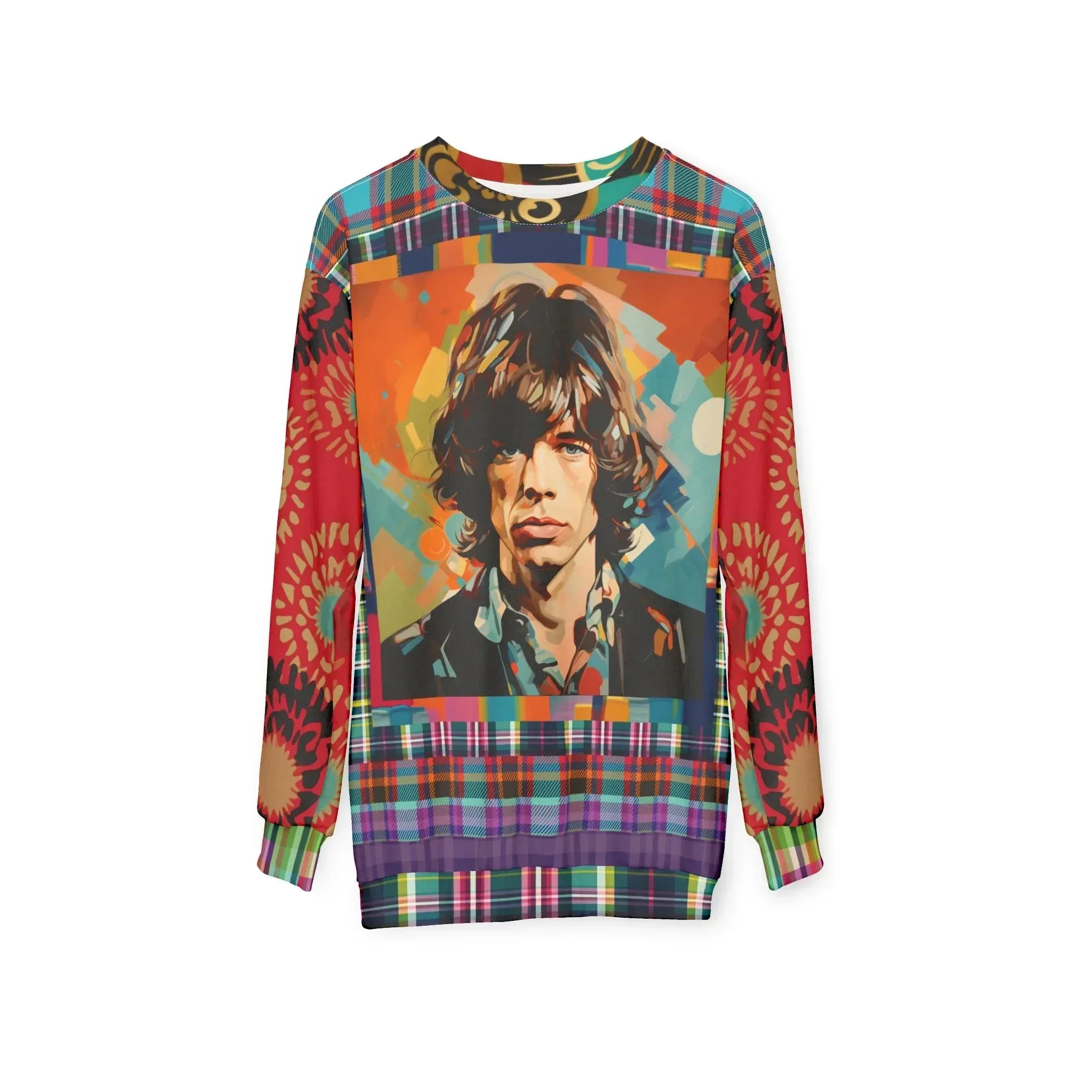 Rockstar of the Ages Pop Art Unisex Sweatshirt (Gold Label)