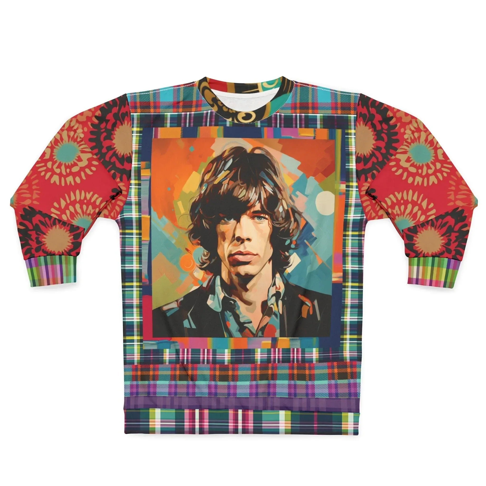 Rockstar of the Ages Pop Art Unisex Sweatshirt (Gold Label)